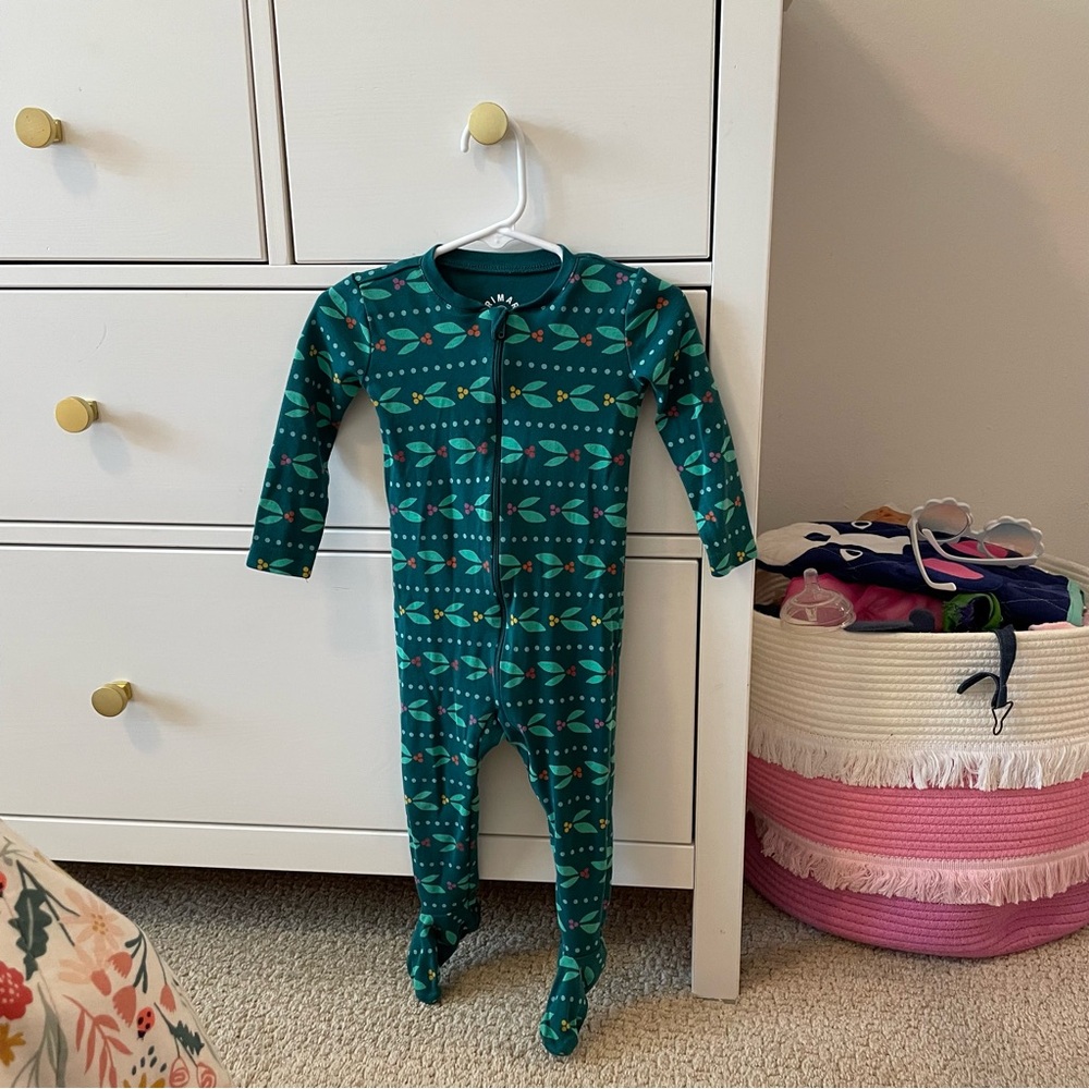 Primary Organic Cotton Footed Sleeper 12-18 Months